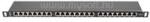Lanberg Patch panel 24 port 0.5U 19" CAT. 6 árnyékolt, fekete (PPS6-0024-B) (PPS6-0024-B)