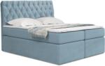 Miló Bútor TYP58 boxspring ágy, világoskék - mindigbutor - 464 970 Ft
