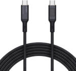 AUKEY CB-MCC102 USB-C-USB-C kábel, 100W, 1, 8m (fekete) (CB-MCC102 Black) - scom