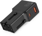 Mobile Origin Travel Adapter 25W EU/US/UK/AU Black (TAD25-2P-BLK)