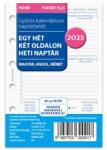 FILOFAX Kalendárium betét, tervező Filofaxhoz, A5, heti, 1 hét/2 oldal, 2025 (NFX6858825) - becsiirodaker