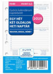 FILOFAX Kalendárium betét, tervező Filofaxhoz, A5, heti, 1 hét/2 oldal, 2025 (NFX6858825) - officemarket