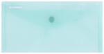 DONAU Mapa PP protectie documente DL landscape, inchidere cu capsa, 10/set, DONAU - verde transparent (DN-8548001PL-06) - forit