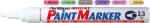 Artline Marker cu vopsea Artline 400XF, corp metalic, varf rotund 2.3mm - alb (EK-400XF-WH) - forit