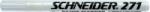 Schneider Marker cu vopsea Schneider Maxx 271, varf rotund 1-2mm - alb (S-127149) - forit