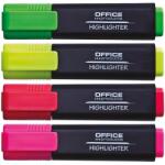 Office Products Textmarker varf lat, 4 culori/set, Office Products (OF-17055214-99) - forit