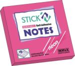 Hopax Notes autoadeziv 76 x 76 mm, 100 file, Stick'n - roz neon (HO-21165)