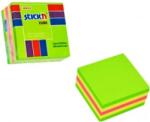 Hopax Cub notes autoadeziv 51 x 51 mm, 250 file, Stick"n - neon/pastel asortate (HO-21534) - forit