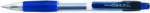 PENAC Pix cu gel PENAC CCH-3, rubber grip, 0.7mm, corp transparent - scriere albastra (P-BA3101-03F)