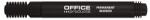 Office Products Permanent marker, varf rotund, corp plastic, Office Products - negru (OF-17071211-05) - forit