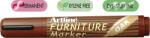Artline Marker Artline 95, pentru mobilier din lemn (retusuri), corp plastic, varf tesit 2.0-5.0mm - stejar (EK-95-B1-OK) - forit