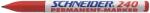Schneider Permanent marker Schneider Maxx 240, varf rotund 1-2mm - rosu (S-124002) - forit