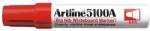 Artline Marker pentru tabla de scris ARTLINE 5100A, corp metalic, varf rotund 5.0mm - rosu (EK-5100A-RE)