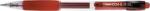 PENAC Pix cu gel PENAC CCH-3, rubber grip, 0.5mm, corp transparent - scriere rosie (P-BA3101-02EF)
