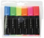 Schneider Textmarker Schneider Job, varf lat, 6 culori/set - (G, O, V, R, A, R) (S-115096) - forit