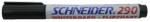 Schneider Marker Schneider Maxx 290, pentru tabla de scris+flipchart, varf rotund 2-3mm - negru (S-129001) - forit