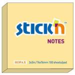 Hopax Notes autoadeziv 76 x 76 mm, 100 file, Stick'n - portocaliu pastel (HO-21391)