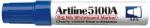 Artline Marker pentru tabla de scris ARTLINE 5100A, corp metalic, varf rotund 5.0mm - albastru (EK-5100A-BL)