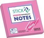 Hopax Notes autoadeziv 76 x 76 mm, 100 file, Stick'n - corai neon (HO-21166)