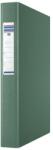 DONAU Caiet mecanic A4, plastifiat PP, 4 inele - D25mm, cu eticheta, DONAU - verde (DN-3735001PL-06) - forit