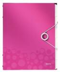 Leitz Mapa cu separatoare LEITZ Wow, PP, 12 separatoare - roz metalizat (L-46340023)