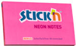 Hopax Notes autoadeziv 76 x 127 mm, 100 file, Stick'n - roz neon (HO-21169)