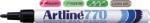 Artline Marker Artline 770, pentru pachete congelate, corp metalic, varf rotund 1.0mm - negru (EK-770-BK) - forit