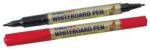 Artline Marker pentru tabla de scris Artline 541T, doua capete - varfuri rotunde 0.4mm/1.0mm - verde (EK-541T-GR) - forit
