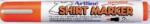 Artline T-Shirt marker Artline, corp plastic, varf rotund 2.0mm - portocaliu (EKT-2-OG) - forit