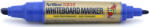 Artline Marker pentru tabla de scris Artline 525T, doua capete - varf rotund 2.0mm/tesit 5.0mm - albastru (EK-525T-BL) - forit