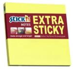 Hopax Notes autoadeziv extra-sticky 76 x 76mm, 90 file, Stick"n - galben neon (HO-21670) - forit