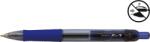 PENAC Pix cu gel PENAC FX-7, rubber grip, 0.7mm, corp transparent albastru - scriere albastra (P-BA2001-03) - forit