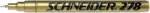 Schneider Marker cu vopsea Schneider Maxx 278, varf rotund 0.8mm - auriu (S-127853) - forit