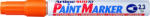 Artline Marker cu vopsea Artline 400XF, corp metalic, varf rotund 2.3mm - portocaliu (EK-400XF-OG) - forit