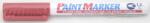 Artline Marker cu vopsea Artline 440XF, corp metalic, varf rotund 1.2mm - rosu (EK-440XF-RE)