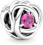 Pandora Moments Rózsaszín örökkévalóság kör ezüst charm - 790065C05 (790065C05)