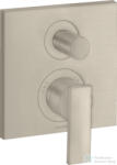 Hansgrohe AXOR Citterio falsík alatti kád/zuhany csaptelep alaptest nélkül, szálcsiszolt nikkel 39455820 (39455820)