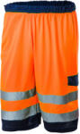 NEO TOOLS Láthatósági hálós rövidnadrág, narancssárga, S (81-783-S) - szerszamparadicsom