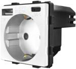 Luxion Modul Priza Simpla + USB-A + USB-C LUXION, Alb, LX-MP010UW (LX-MP010UW)