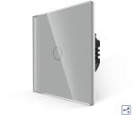 Luxion Intrerupator Simplu Cap Scara cu Touch din Sticla LUXION, Serie A, Gri, LX-MT-A102G-GY (LX-MT-A102G-GY)