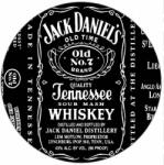 Pictu Hap Ehető papír Jack Daniels címke 19, 5 cm - Pictu Hap (pic9001634_kruh)