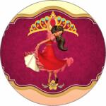 Pictu Hap Ehető papír Elena of Avalor logóban 19, 5 cm - Pictu Hap (pic9001334_kruh)