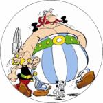 Pictu Hap Ehető papír Asterix, Obelix és Idefix 19, 5 cm - Pictu Hap (pic9001591_kruh)