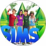 Pictu Hap Ehető papír The Sims 4 játékfigurák 19, 5 cm - Pictu Hap (pic9001285_kruh)