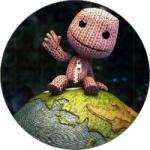 Pictu Hap Ehető papír Littlebigplanet Sackboy a bolygón 19, 5 cm - Pictu Hap (pic9001390_kruh)