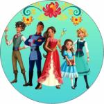 Pictu Hap Ehető papír Elena of Avalor és barátai 19, 5 cm - Pictu Hap (pic9001333_kruh)