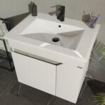 TMP cabinets VISION 50 fali függesztett fürdőszobai bútor - SKY 3 E-8099-50 porcelán mosdóval - 51 x 40 cm (83400168) - globalvivamarket