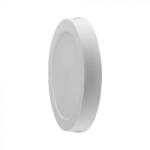 V-TAC PRO felületre szerelhető, műanyag IP20, kerek LED panel 12W, meleg fehér - SKU 78731 (78731)