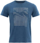  DEVOLD Havtaka Merino 150 Tee Man blue melange S (7028567619247)