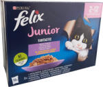 FELIX Fantastic Junior aszpikos eledel csirkével, marhával, lazaccal és szardíniával kölyökmacskáknak - Multipack (6 karton | 72 alutasak | 72 x 85 g) 6.12kg